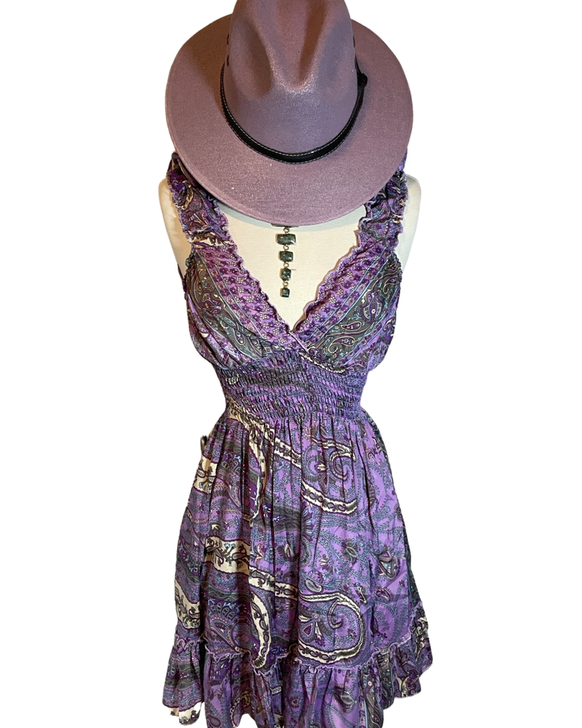 Lavender Boho Dress